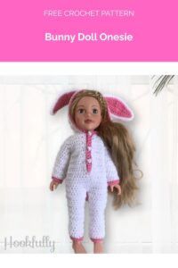 Bunny Doll Onesie from Hookfully