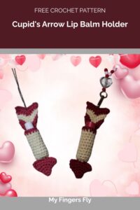 Cupid's Arrow Lip Balm Holder from My Fingers Fly