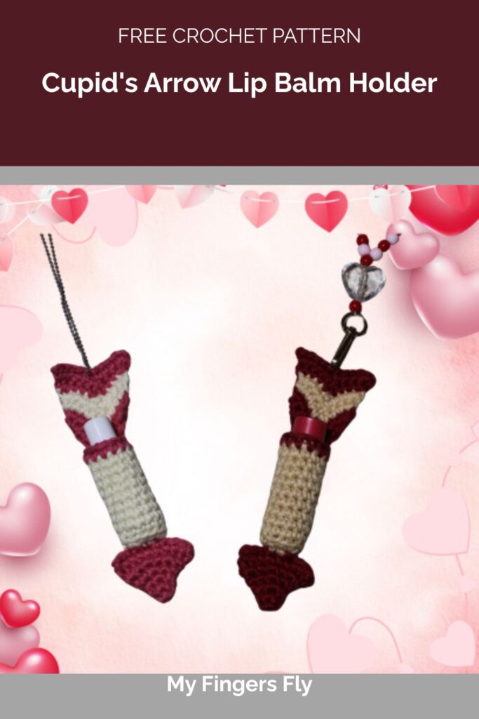 Cupid's Arrow Lip Balm Holder from My Fingers Fly