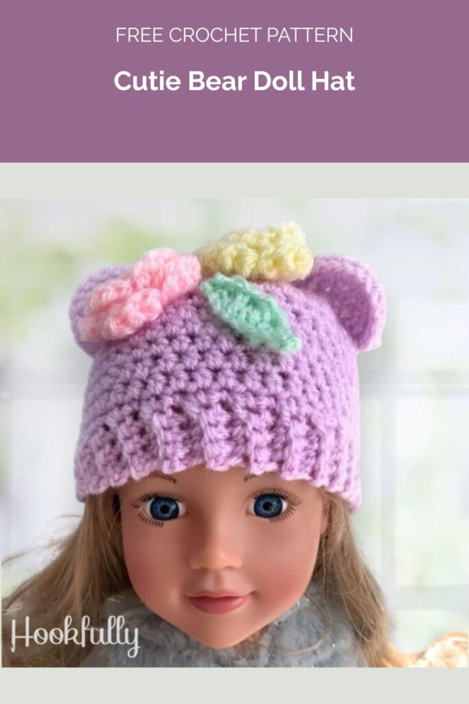 Cutie Bear Doll Hat from Hookfully