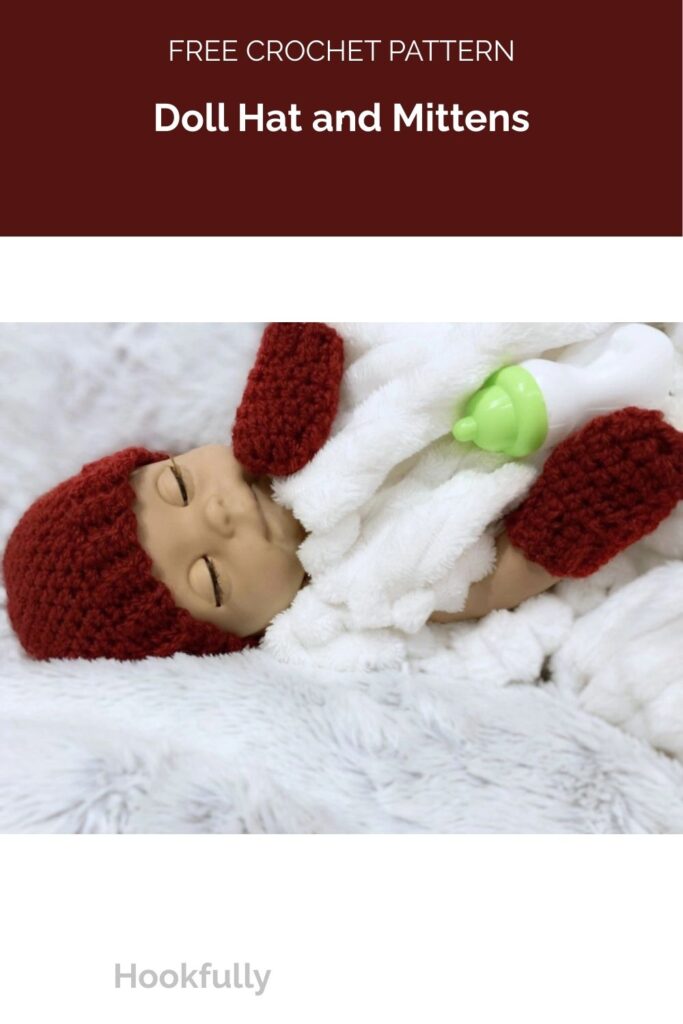Doll Hat and Mittens from Hookfully
