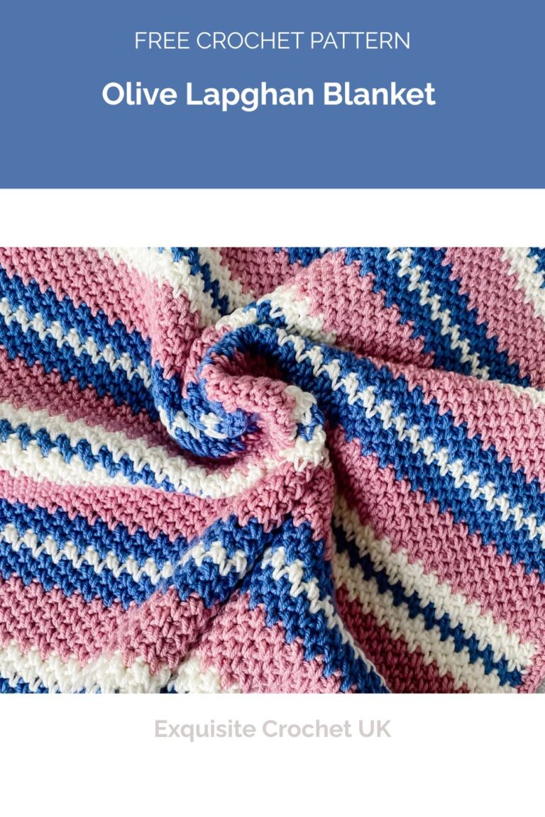 Olive Lapghan Blanket from Exquisite Crochet UK