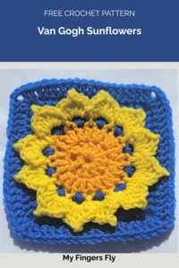 Van Gogh Sunflowers from My Fingers Fly