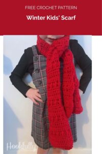 Winter Kids' Scarf from Hookfully