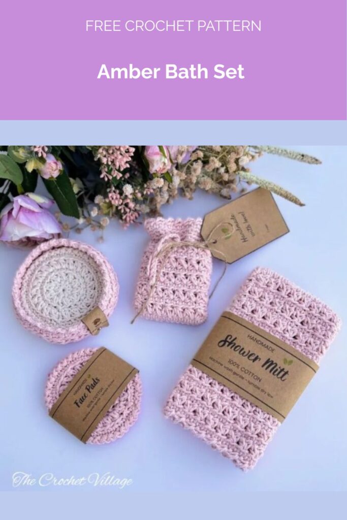 Amber Bath Set from The Crochet Village