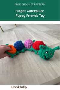 Fidget Caterpillar - Flippy Friends Toy from Hookfully