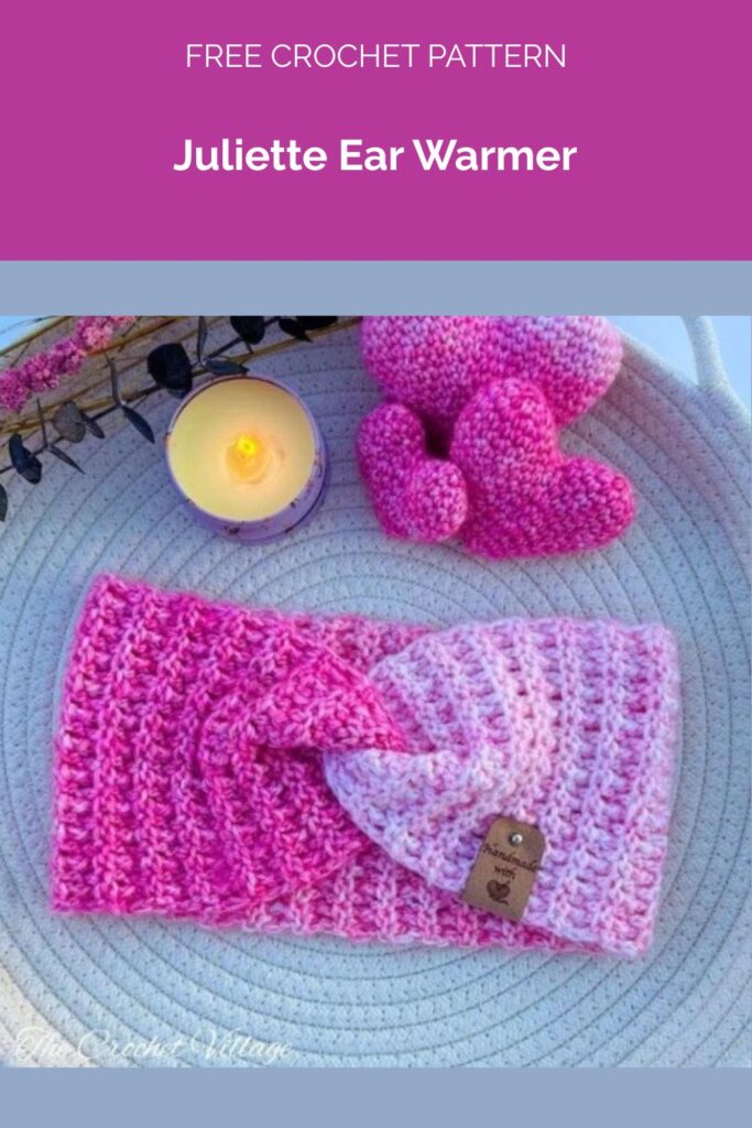 Juliette Ear Warmer from The Crochet Village