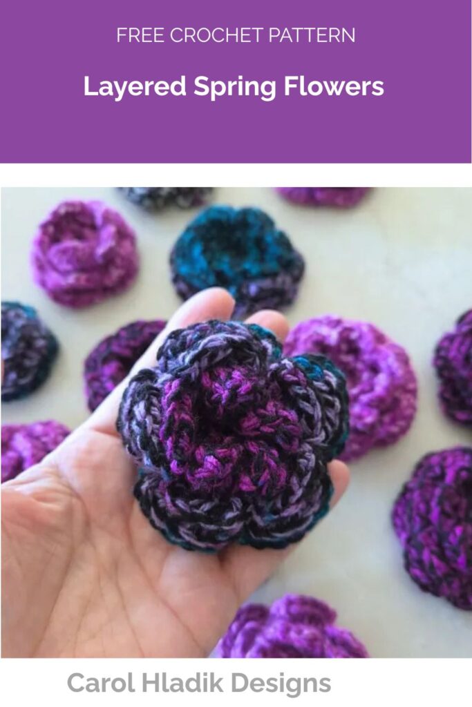 Layered Spring Flowers from Carol Hladik Designs