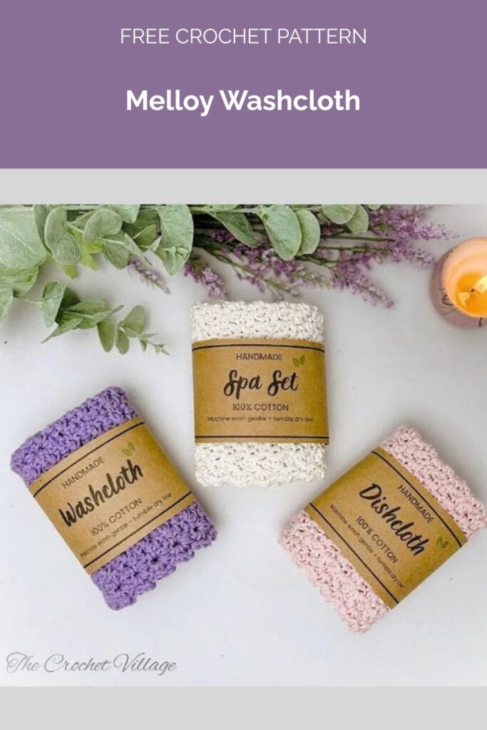 Melloy Washcloth from The Crochet Village