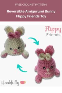 Reversible Amigurumi Bunny - Flippy Friends from Hookfully