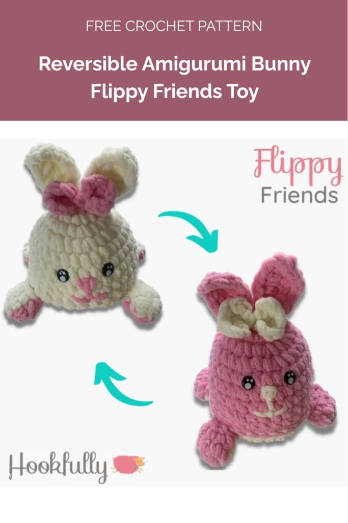 Reversible Amigurumi Bunny - Flippy Friends from Hookfully