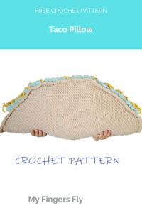 Taco Pillow from My Fingers Fly