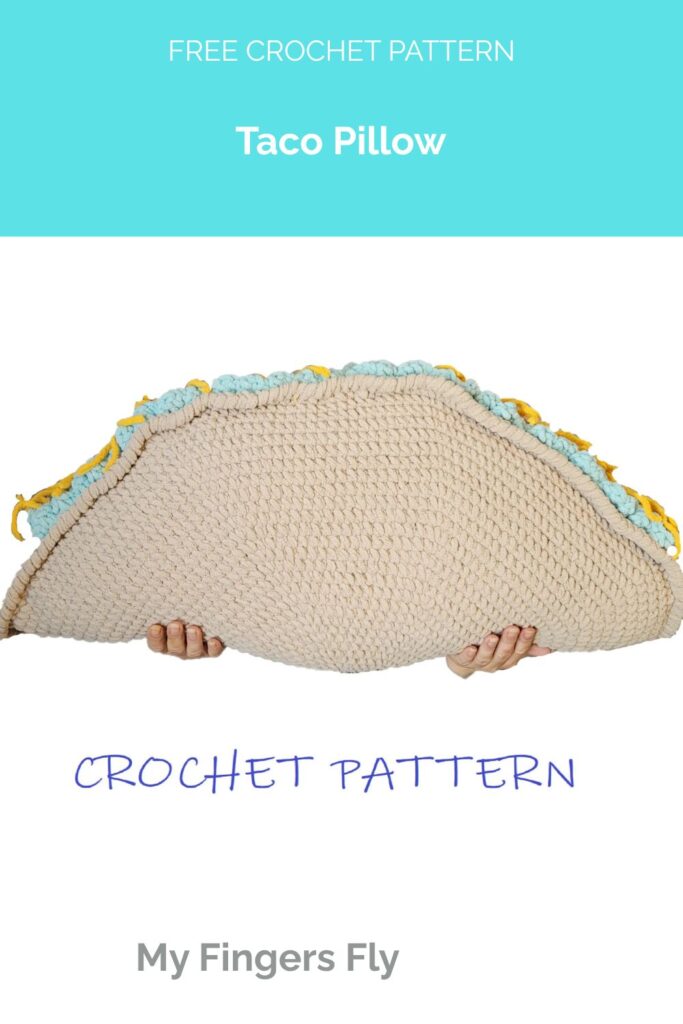 Taco Pillow from My Fingers Fly
