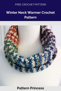 Winter Neck Warmer Crochet Pattern from Pattern Princess