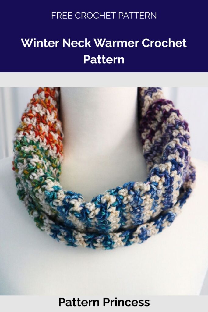Winter Neck Warmer Crochet Pattern from Pattern Princess