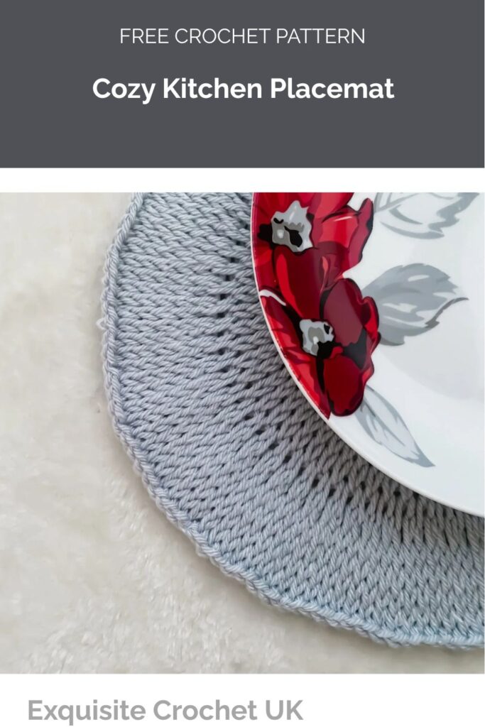 Cozy Kitchen Placemat from Exquisite Crochet UK