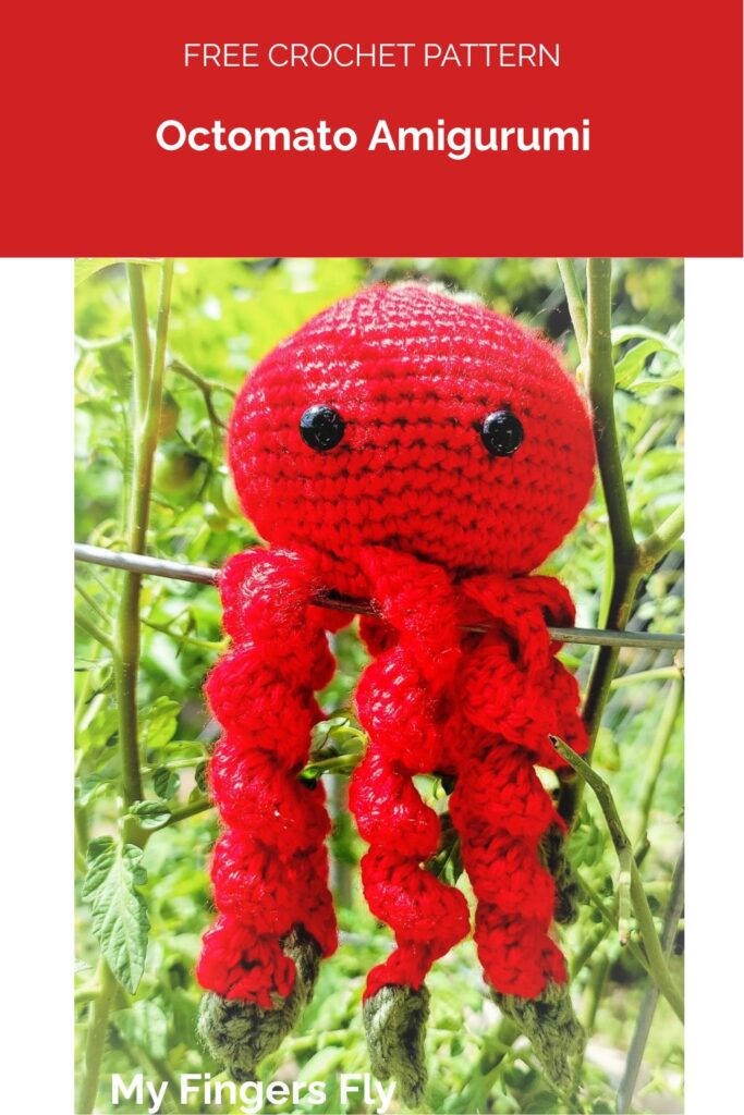 Octomato Amigurumi from My Fingers Fly