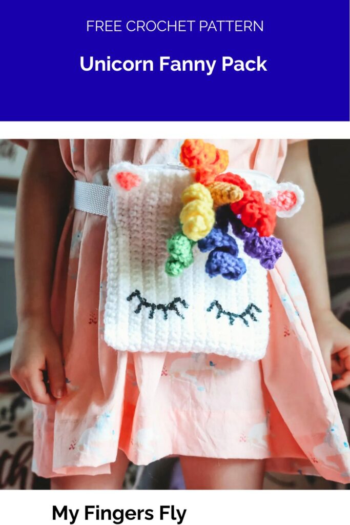 Unicorn Fanny Pack from My Fingers Fly