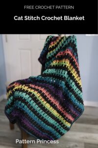 Cat Stitch Crochet Blanket Pattern from Pattern Princess