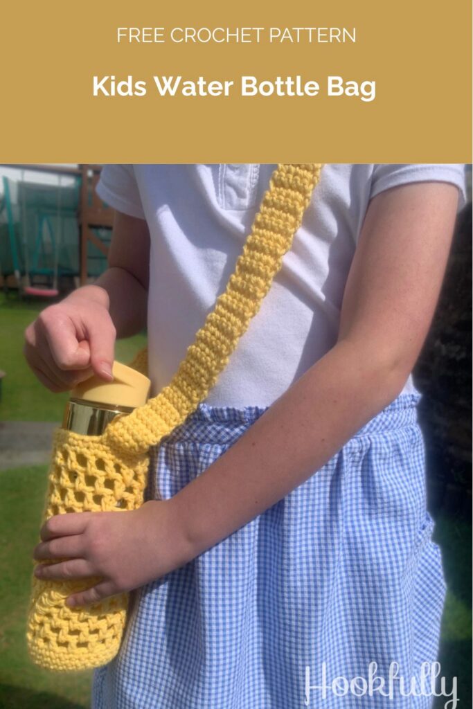 Kids Water Bottle Bag from Hookfully