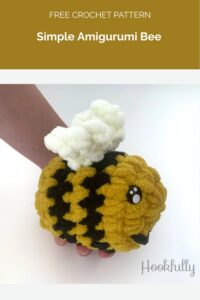 Simple Amigurumi Bee from Hookfully