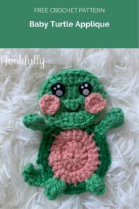 Baby Turtle Applique from Hookfully