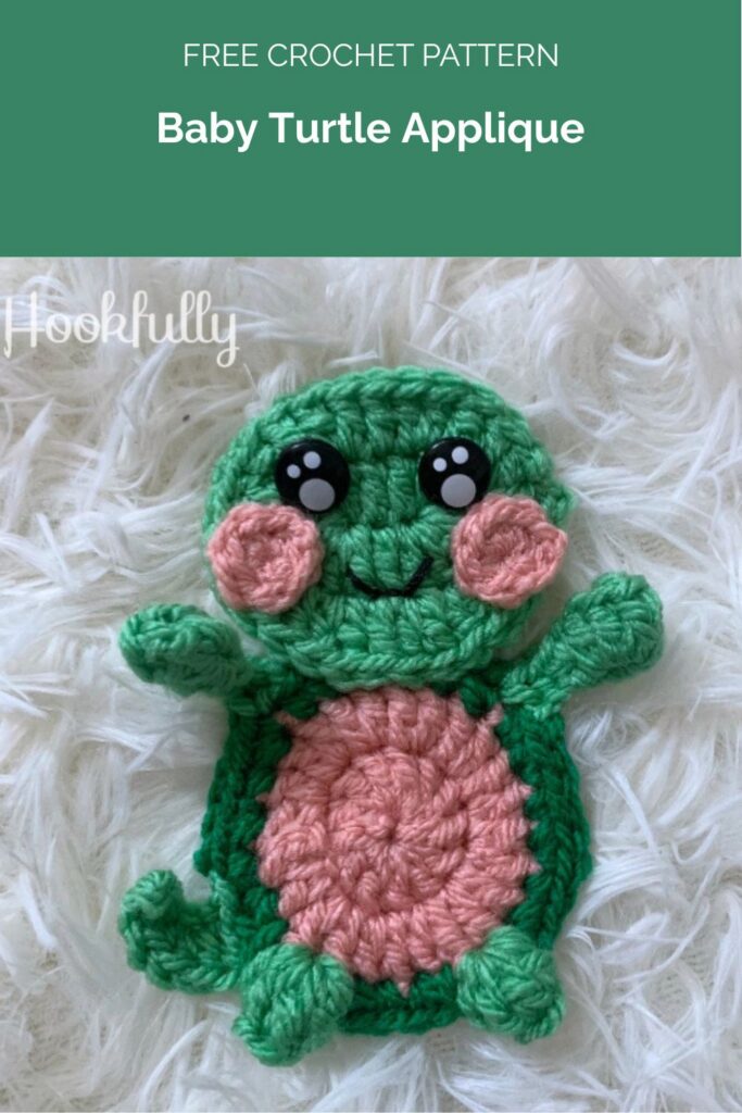Baby Turtle Applique from Hookfully