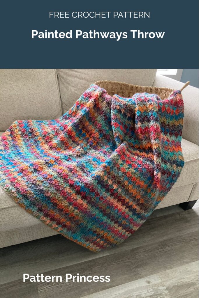 Painted Pathways Throw from Pattern Princess