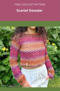 Scarlet Sweater from The Crochet Village