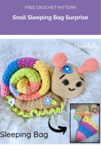 Snail Sleeping Bag Surprise from Hookfully