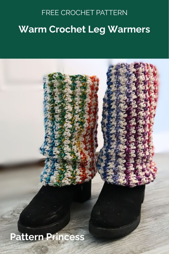 Warm Crochet Leg Warmers from Pattern Princess
