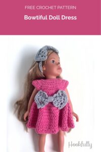 Bowtiful Doll Dress from Hookfully