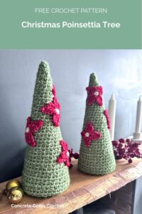 Christmas Poinsettia Tree from Concrete Gems Crochet