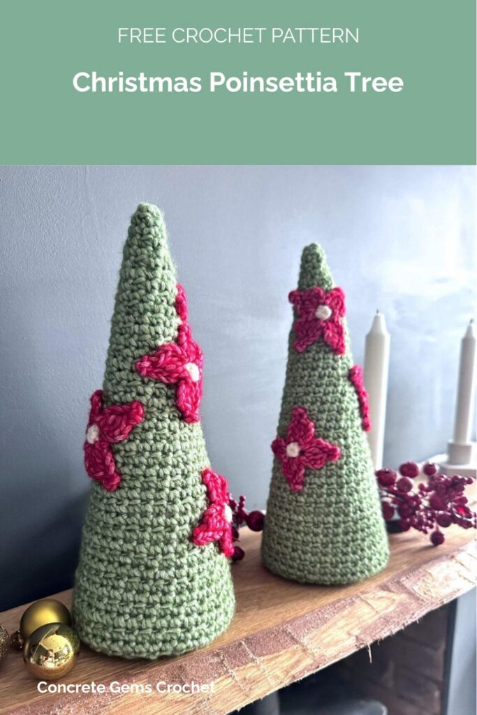 Christmas Poinsettia Tree from Concrete Gems Crochet