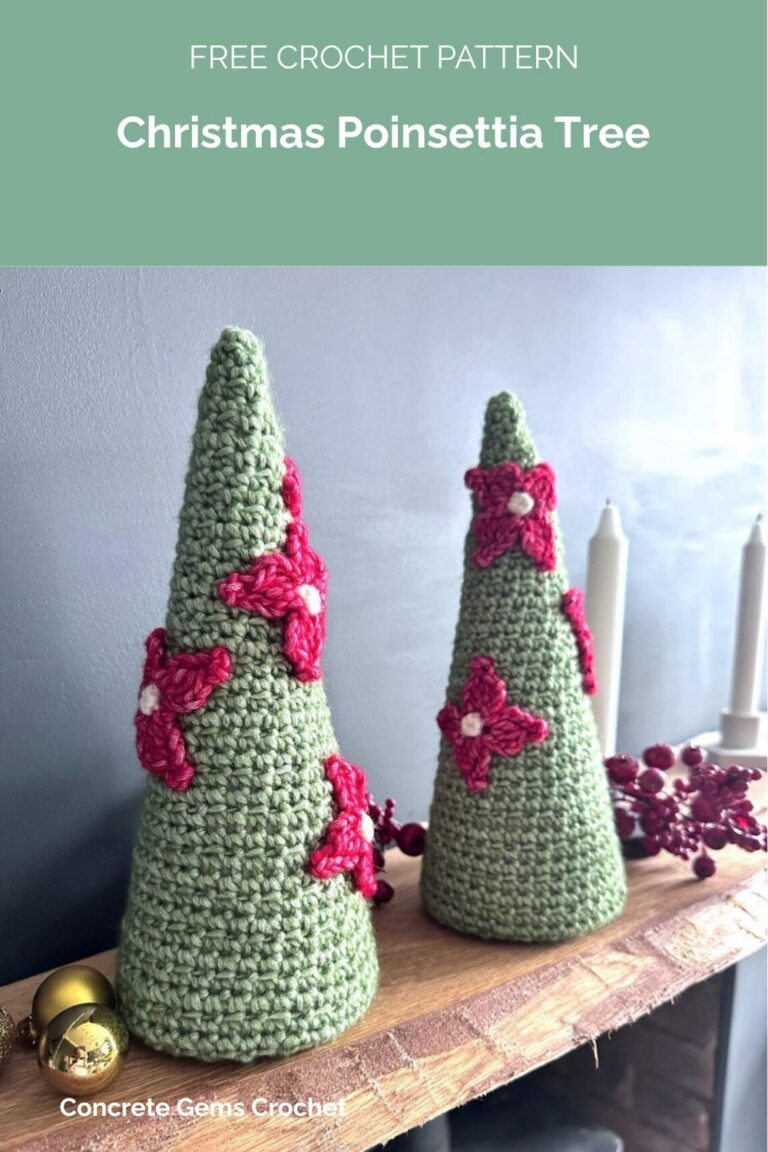 Christmas Poinsettia Tree from Concrete Gems Crochet