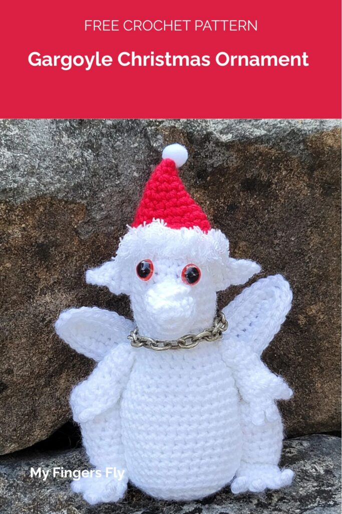 Gargoyle Christmas Ornament from My Fingers Fly
