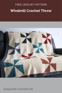 Windmill Crochet Throw from Exquisite Crochet UK