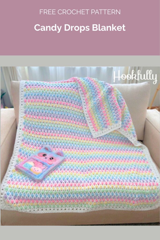 Candy Drops Blanket from Hookfully