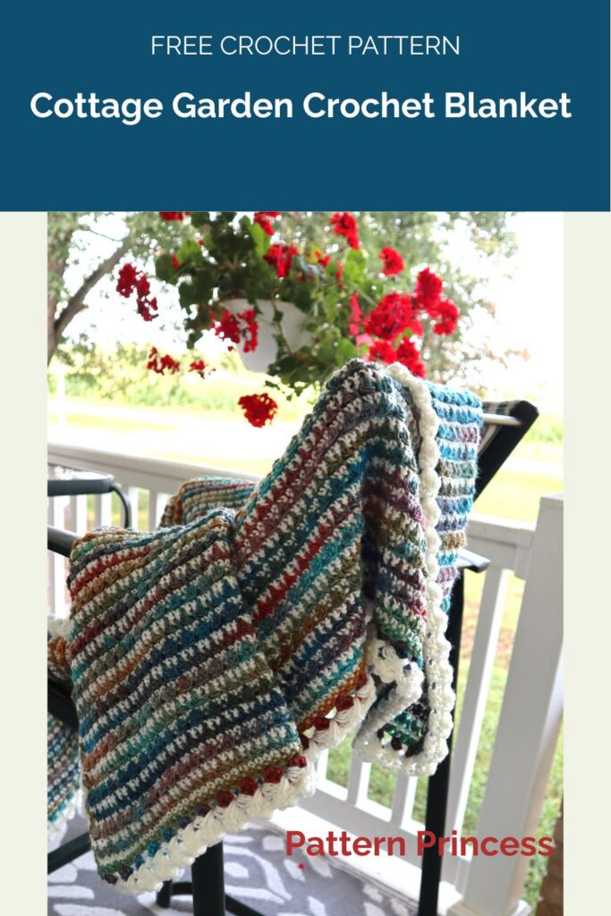 Cottage Garden Crochet Blanket from Pattern Princess