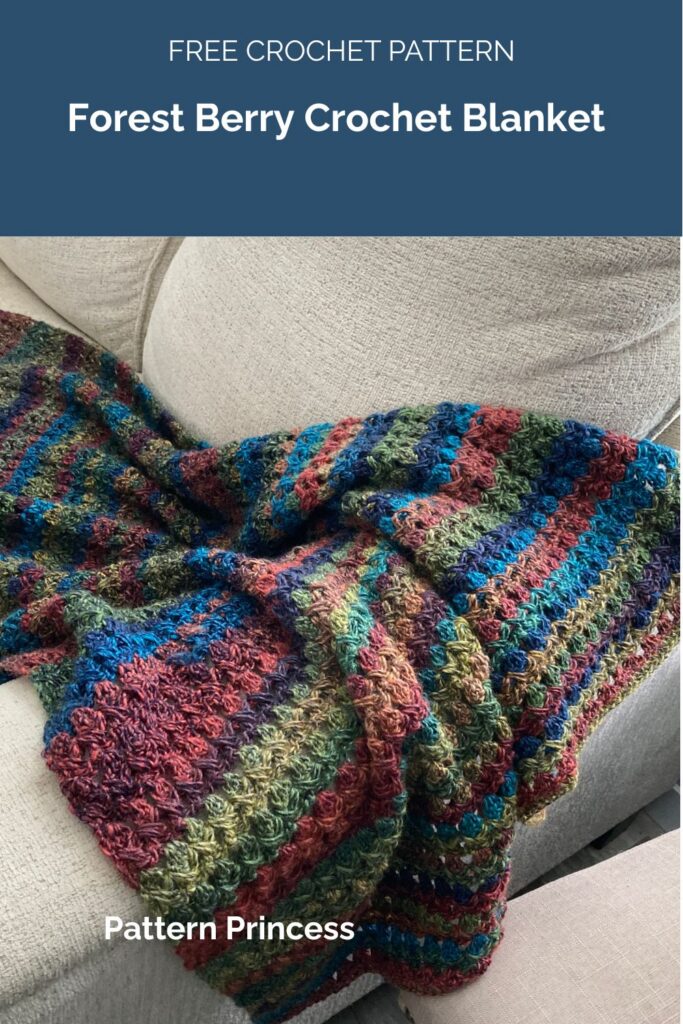 Forest Berry Crochet Blanket Pattern from Pattern Princess