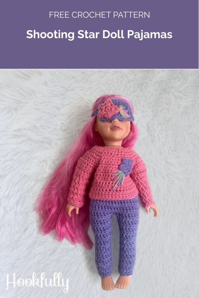 Shooting Star Doll Pajamas from Hookfully