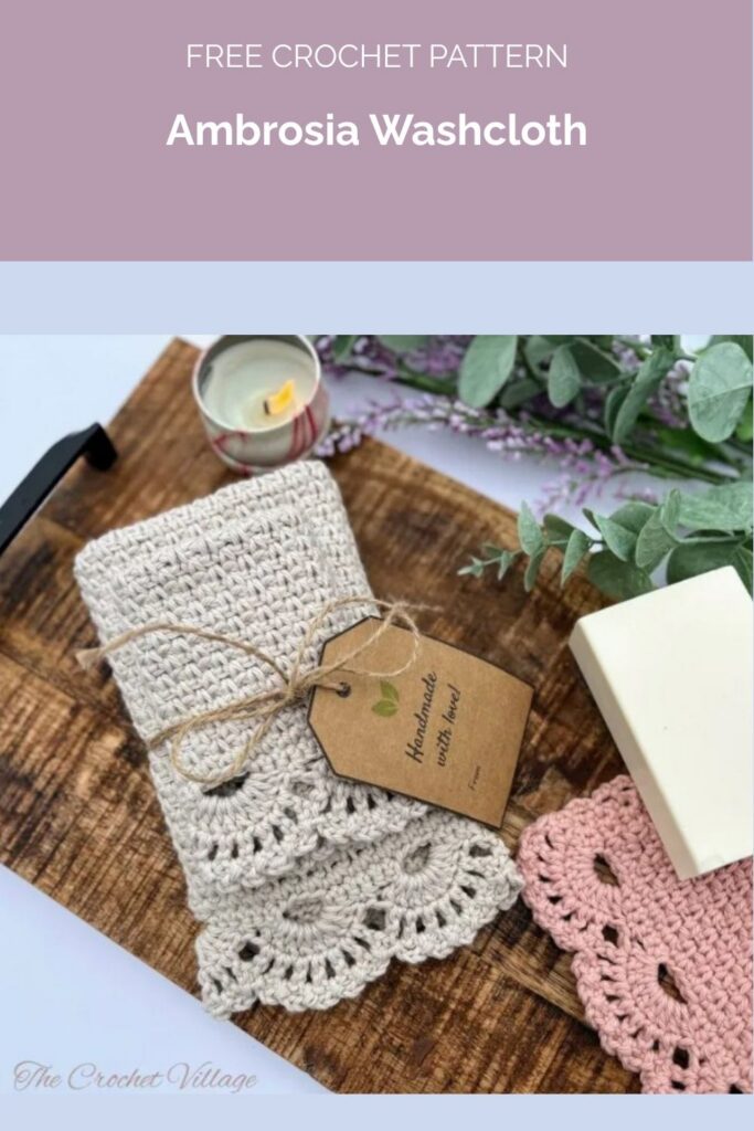 Ambrosia Washcloth from The Crochet Village