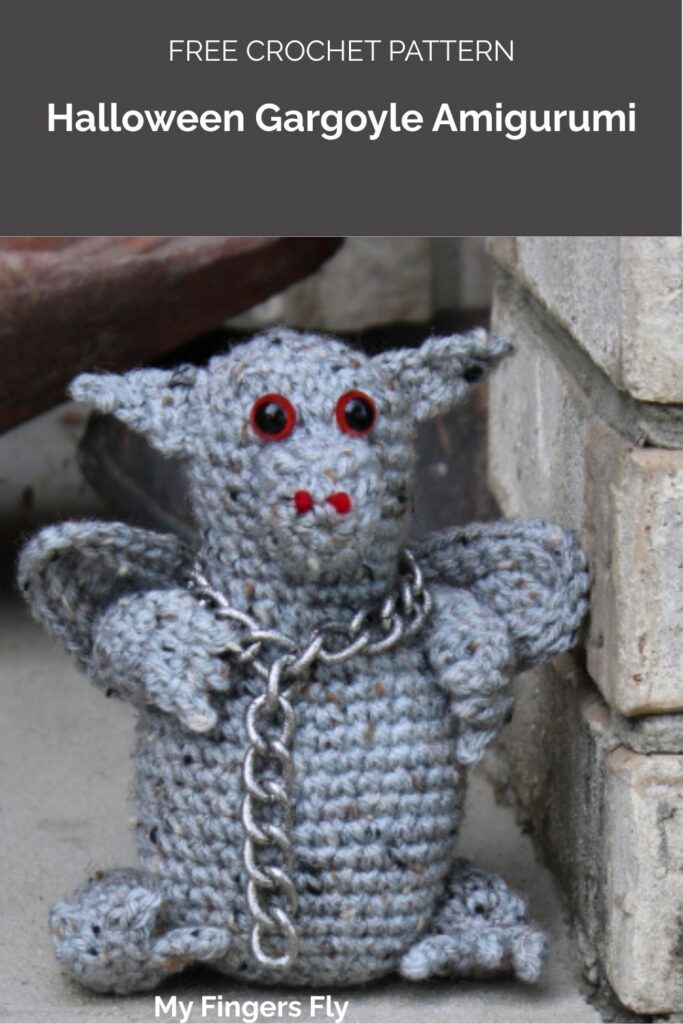 Halloween Gargoyle Amigurumi from My Fingers Fly