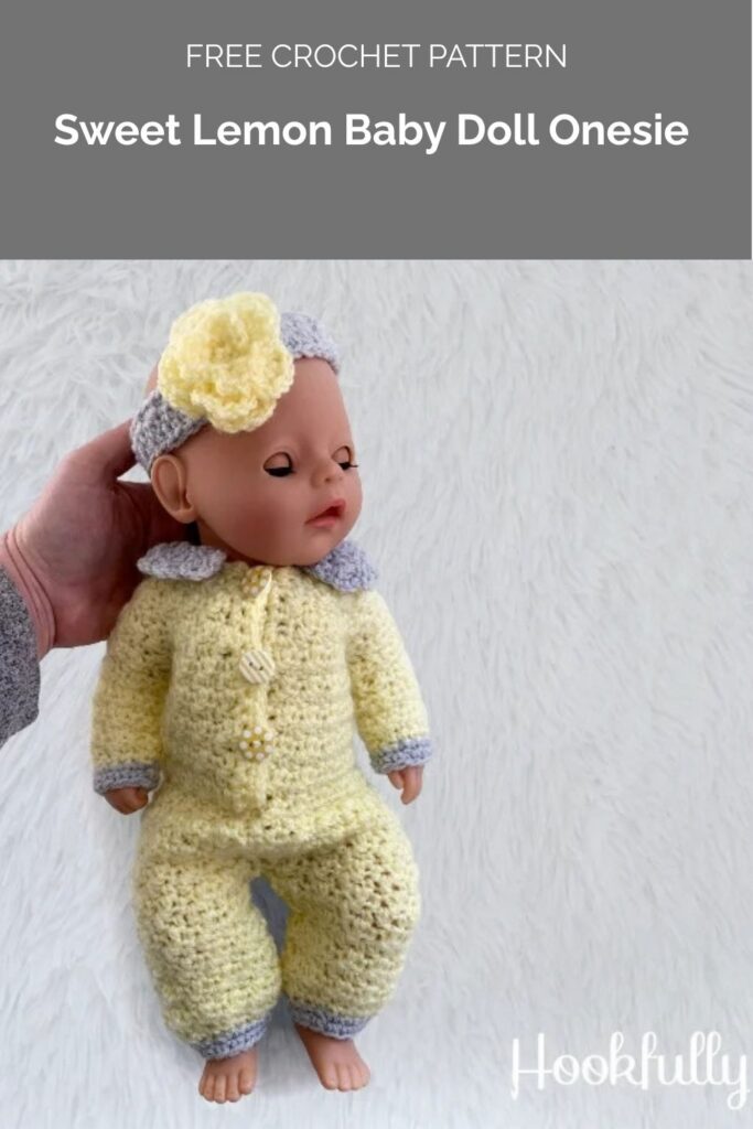 Sweet Lemon Baby Doll Onesie from Hookfully